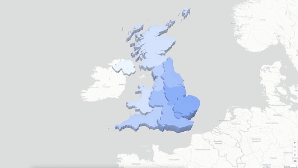 Demo - UK Regions 3D Dataset